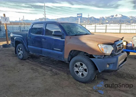 2013 Toyota Tacoma Double Cab from USA, damaged, VIN 3TMLU4EN6DM119896